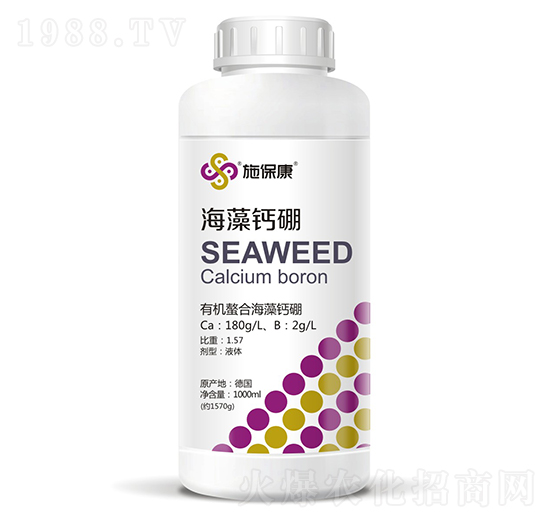 有機(jī)螯合海藻肥-海藻鈣硼-施?？? style=