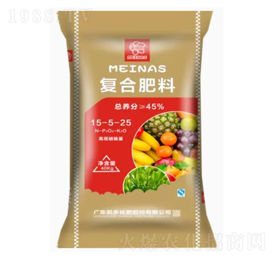 高塔硝硫基復(fù)合肥料15-5-25-凱多化肥