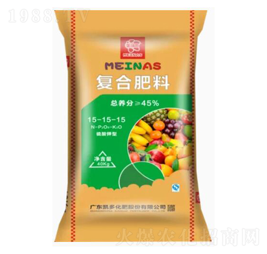 硫酸鉀型復(fù)合肥料15-15-15-凱多化肥