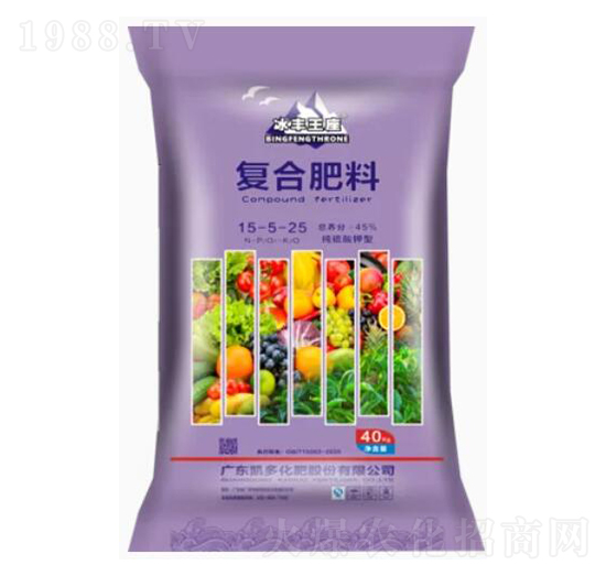 純硫酸鉀型復合肥料15-5-25-冰豐王座-凱多化肥