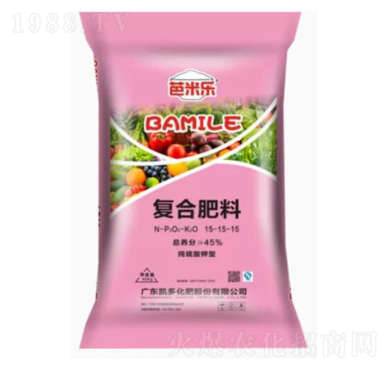 純硫酸鉀型復合肥料15-15-15-芭米樂-凱多化肥