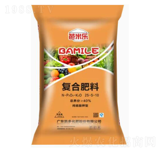 純硫酸鉀型復(fù)合肥料25-5-10-芭米樂(lè)-凱多化肥