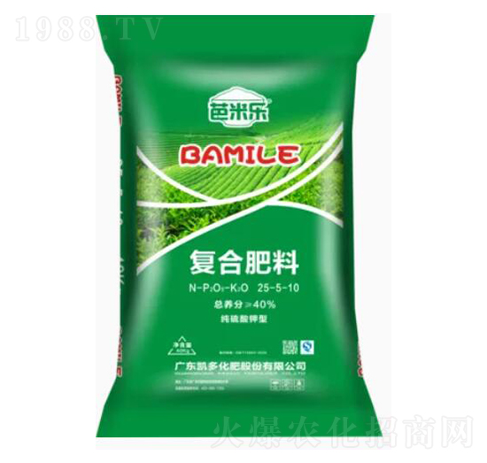40kg純硫酸鉀型復(fù)合肥料25-5-10-芭米樂-凱多化肥