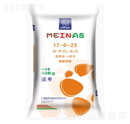 硫酸鉀型復(fù)合肥料17-6-23-凱多化肥