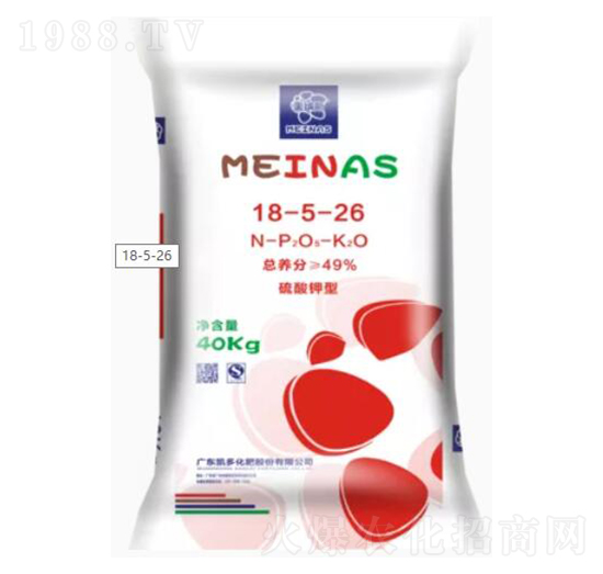 硫酸鉀型復(fù)合肥料18-5-26-凱多化肥