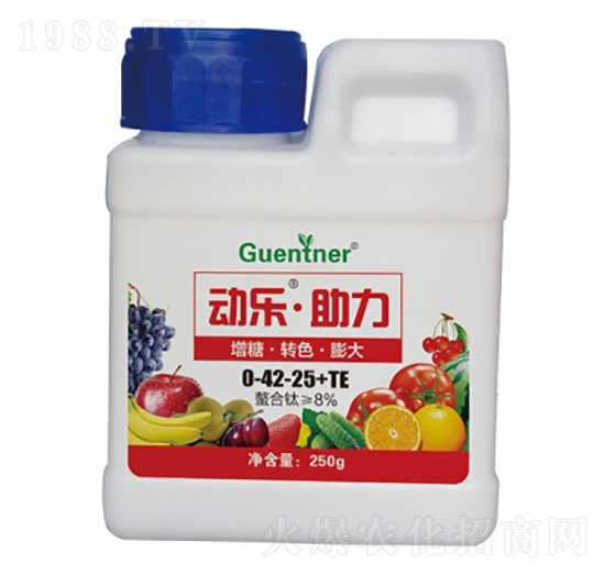 動(dòng)樂(lè)助力膨果專(zhuān)色水溶肥0-42-25+TE-昆騰生物