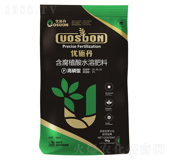 高磷型含腐植酸水溶肥料10-30-10-優(yōu)施丹