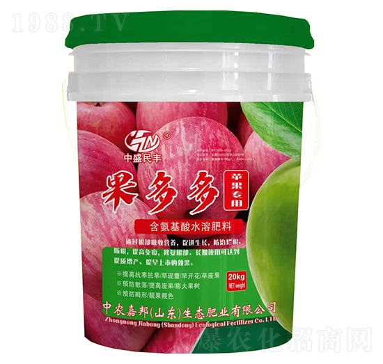 蘋(píng)果專(zhuān)用含氨基酸水溶肥料-果多多-中農(nóng)嘉邦