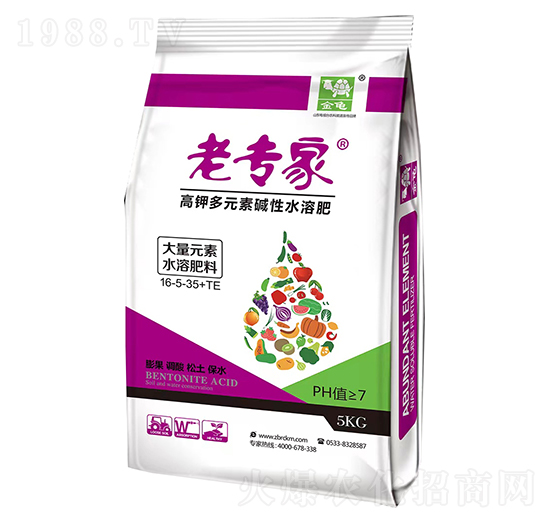 高鉀多元素堿性水溶肥-老專家-金龜-深藍(lán)生物