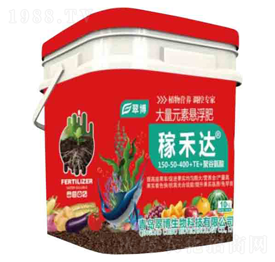 大量元素懸浮肥150-50-400+TE-稼禾達-翠博生物