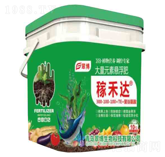 大量元素懸浮肥300-100-100+TE-稼禾達-翠博生物