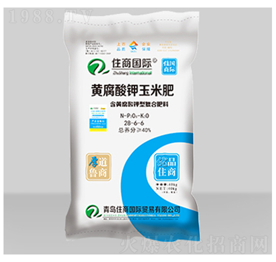 含黃腐酸鉀型玉米專(zhuān)用復(fù)合肥料28-6-6-住商國(guó)際