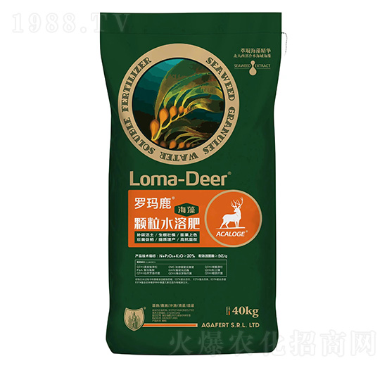 海藻顆粒水溶肥-羅瑪鹿-海鯨