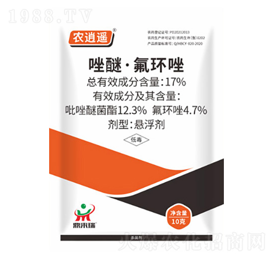 17%唑醚·氟環(huán)唑10g-農逍遙-鼎來瑞