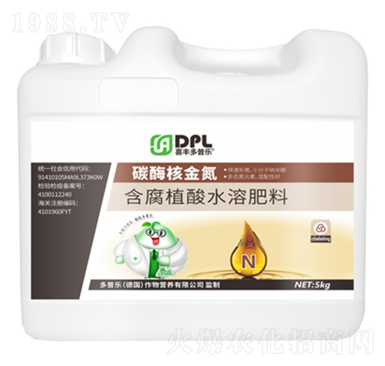 碳酶核金氮-含腐植酸水溶肥料-多普樂(lè)