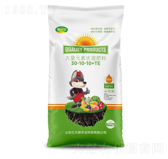 大量元素水溶肥料30-10-10+TE-乾十三-紅太朗農(nóng)業(yè)