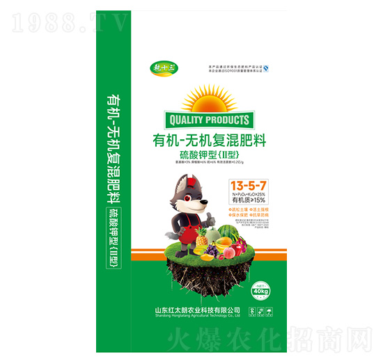 硫酸鉀型有機(jī)無機(jī)復(fù)混肥料13-5-7-乾十三-紅太朗農(nóng)業(yè)