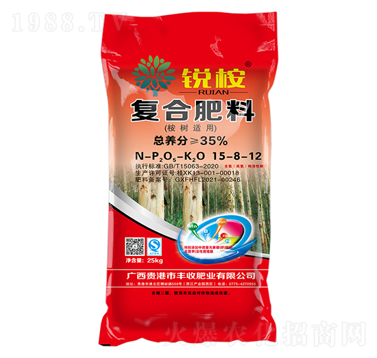 桉樹適用復(fù)合肥料15-8-12-銳桉-豐收肥業(yè)