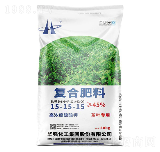 茶葉專(zhuān)用高濃度硫酸鉀復(fù)合肥料15-15-15-余華強(qiáng)-華強(qiáng)化工集團(tuán)