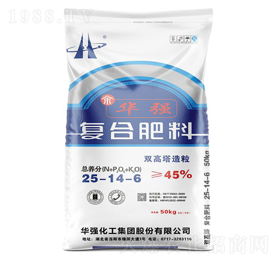 雙高塔造粒復(fù)合肥料25-14-6-余華強-華強化工集團