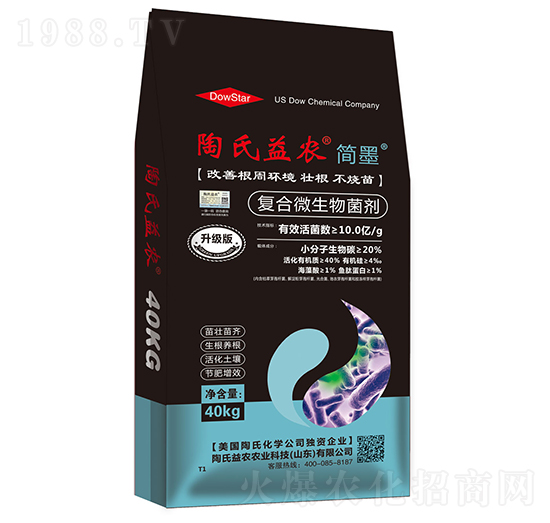 40kg復(fù)合微生物菌劑-簡(jiǎn)墨-陶氏益農(nóng)
