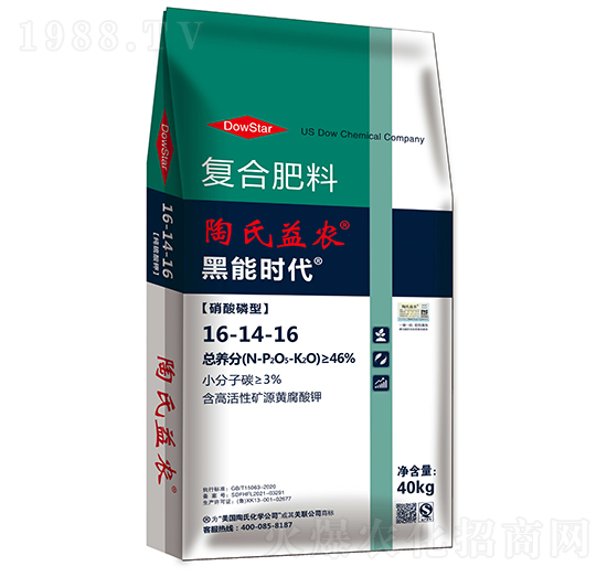 硝酸磷型復(fù)合肥料16-14-16-黑能時(shí)代-陶氏益農(nóng)
