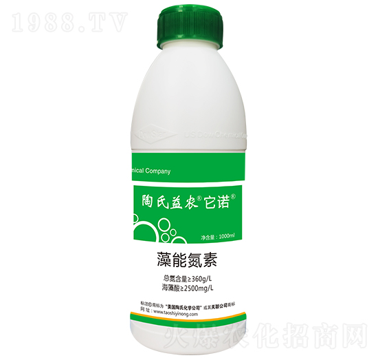 藻能氮素-它諾-陶氏益農(nóng)