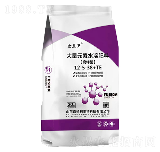 高鉀型大量元素水溶肥12-5-38+TE-金益衛(wèi)-嘉柏利