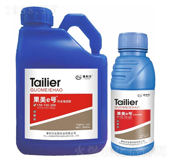 大量元素水溶肥料150-150-200-果美e號-泰利爾