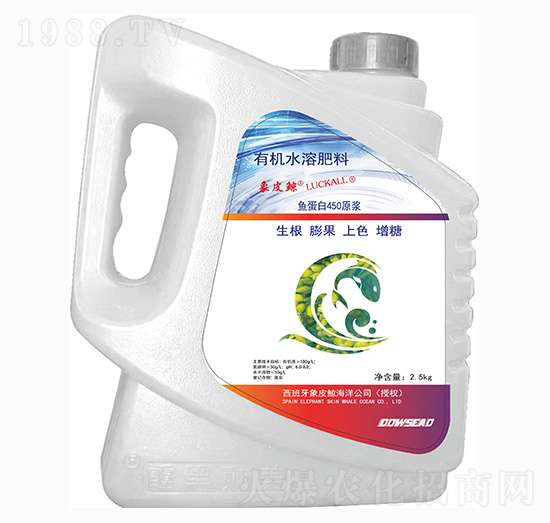 有機(jī)水溶肥料-魚(yú)蛋白450原漿-象皮鯨-杜斯農(nóng)
