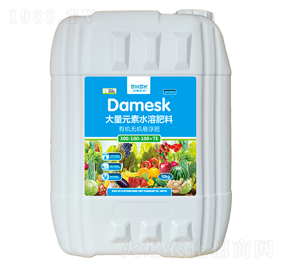 有機(jī)無(wú)機(jī)懸浮水溶肥料300-100-100+TE-達(dá)美史克