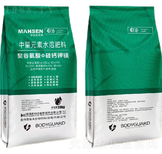 中量元素水溶肥料-聚谷氨酸+硅鈣鉀鎂-麥納森
