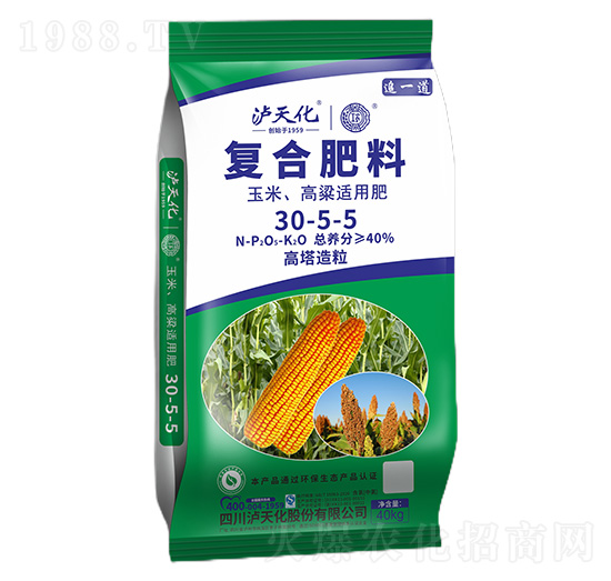 玉米、高粱適用復(fù)合肥料30-5-5-工農(nóng)-瀘天化