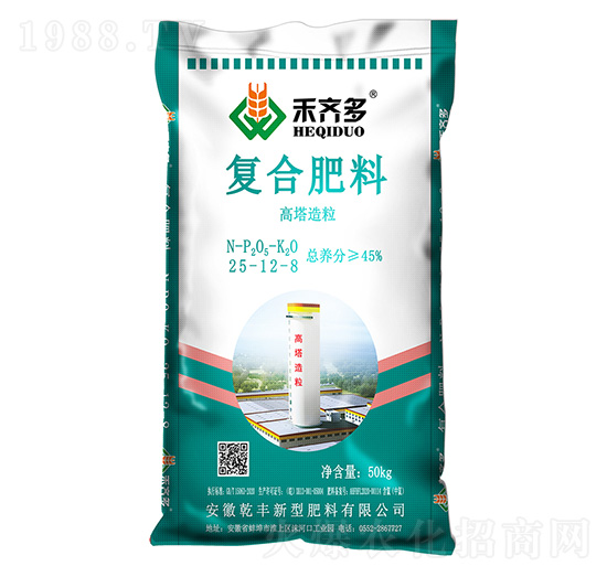 高塔造粒復合肥料25-12-8-禾齊多-輝隆集團