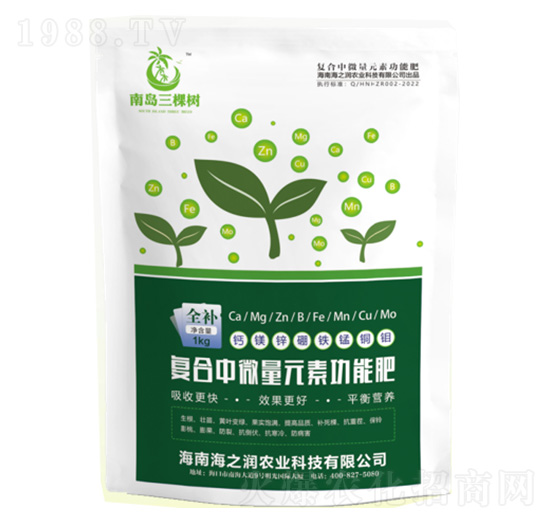 復合中微量元素功能肥-南島三棵樹-海之潤農業(yè)