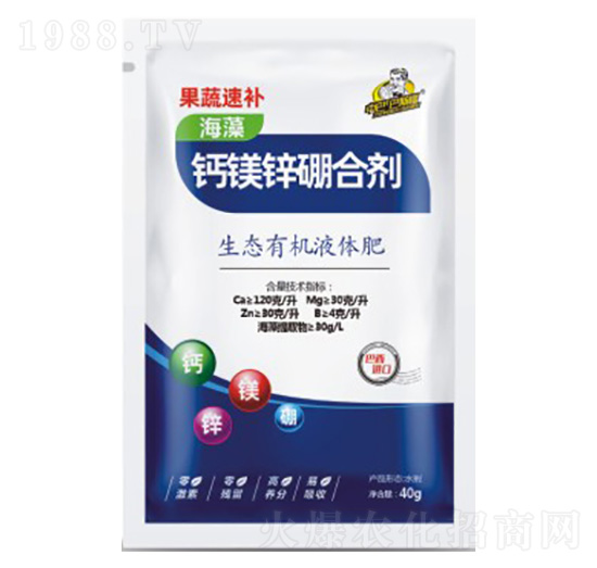 海藻鈣鎂鋅硼合劑-生態(tài)有機(jī)液體肥-巴斯福