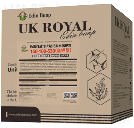 魚蛋白懸浮大量元素水溶肥料150-100-530（高鉀型)-愛丁邦普