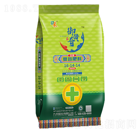 含菌復(fù)合肥料16-14-14-御黃奇-九禾