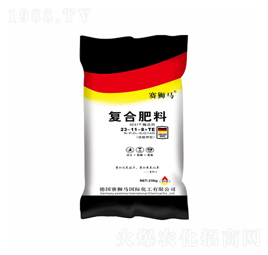 硫酸鉀型復(fù)合肥料23-11-8+TE-賽獅馬-凱美佳肥業(yè)