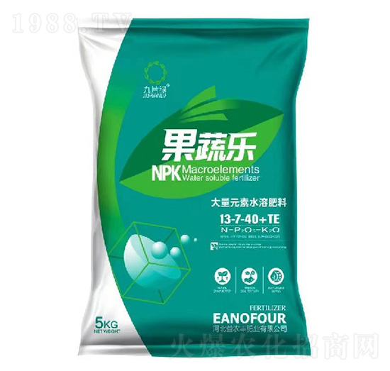 大量元素水溶肥料13-7-40+TE-果蔬樂(lè)-益農(nóng)豐肥業(yè)
