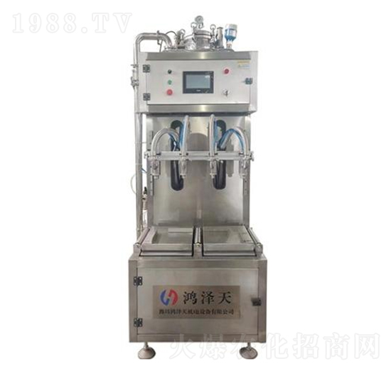 新款專利產(chǎn)品加壓2+2(1-25升)高精度稱重灌裝機-鴻澤天
