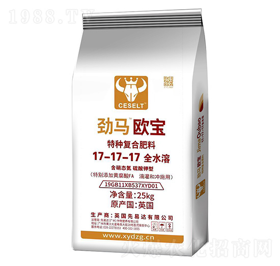 歐寶復(fù)合肥料17-17-17+FA-歐美特肥