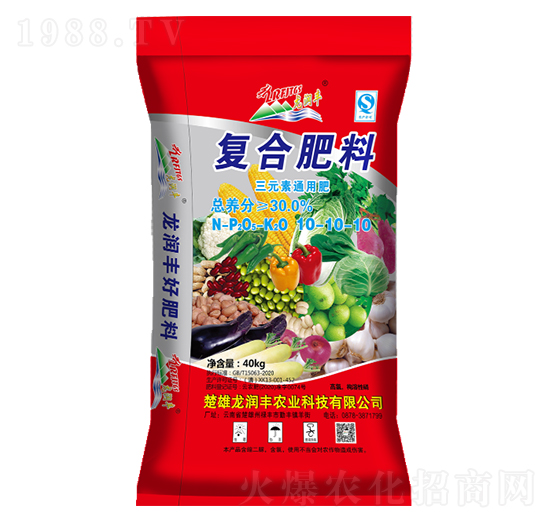 三元素通用復(fù)合肥料10-10-10-龍潤(rùn)豐