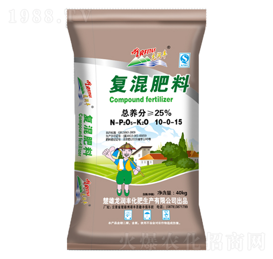 復(fù)混肥料10-0-15（灰）-龍潤(rùn)豐