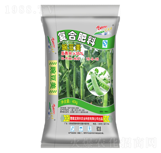 豌豆美復(fù)合肥料15-5-15-龍潤豐