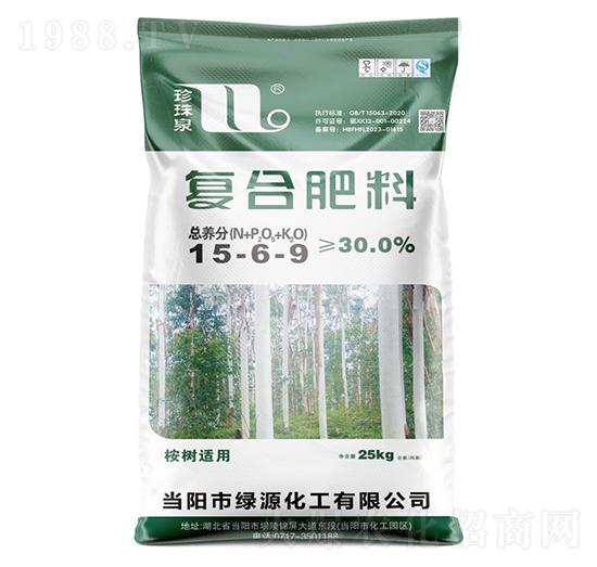 桉樹適用復(fù)合肥料15-6-9-珍珠泉-華強(qiáng)化工集團(tuán)