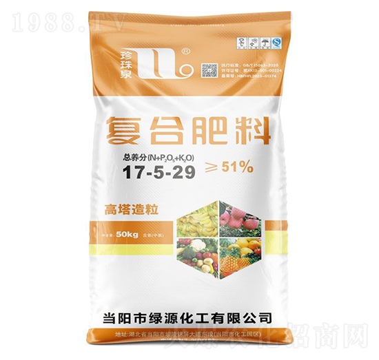 高塔造粒復(fù)合肥料17-5-29-珍珠泉-華強(qiáng)化工集團(tuán)