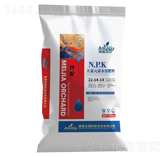 大量元素水溶肥料22-14-14-美嘉果園-康菲生物