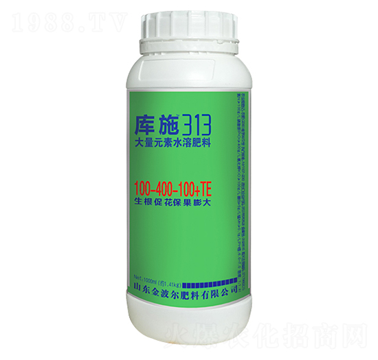 大量元素水溶肥料100-400-100+TE-庫(kù)施-金波爾