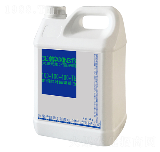 大量元素水溶肥料100-100-400+TE-艾馨-金波爾
